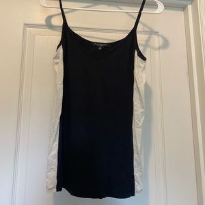 Black and white tank top